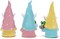 3 PCS Easter Gnomes Decor, Resin Bunny Handmade Spring Gnomes/Elf Gifts for Kids/Women/Men, Home Party Decorations